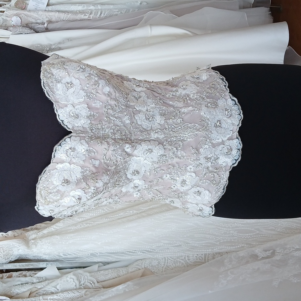 Beaded corset bodice